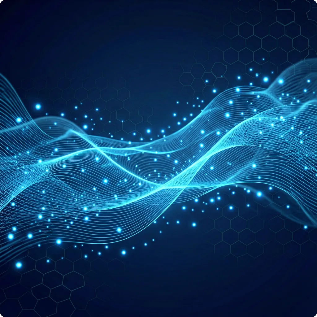 CGM sensor technology and digital health interface illustration